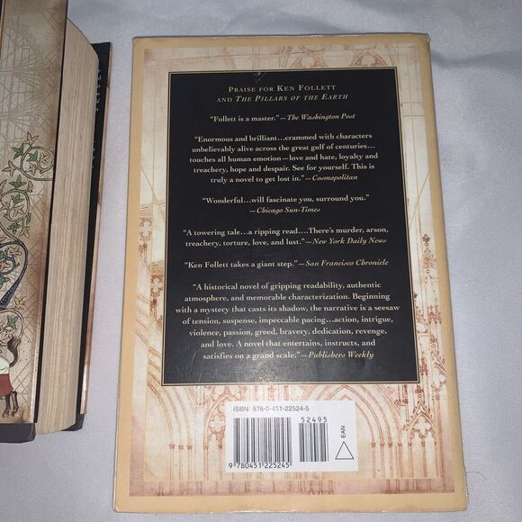 2 Books World Without End, The Pillars Of The  By Ken Follett 2007  1st Edition - Picture 6 of 10